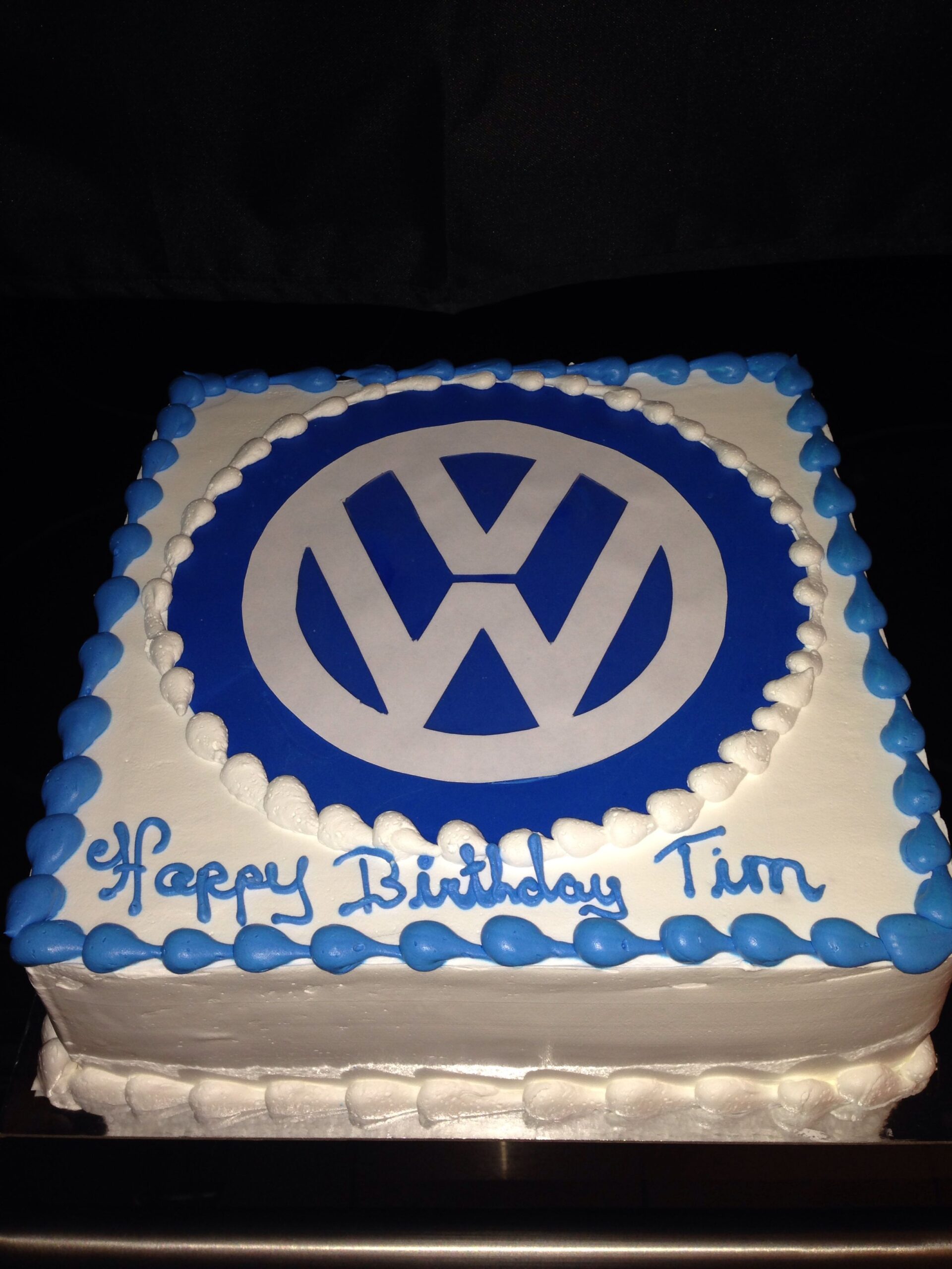 Volkswagen Decorated Cake