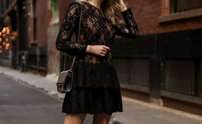 Look com Vestido Preto