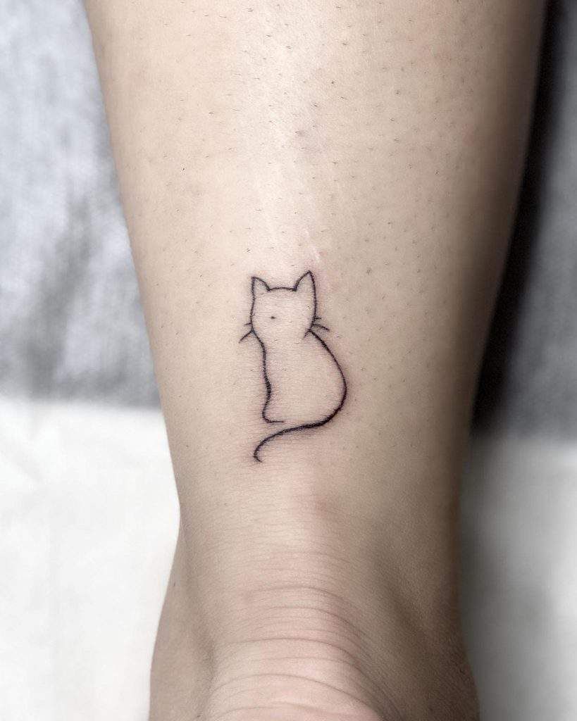 cat tattoo