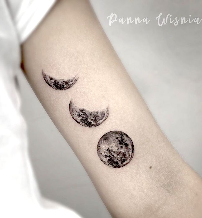 moon tattoo