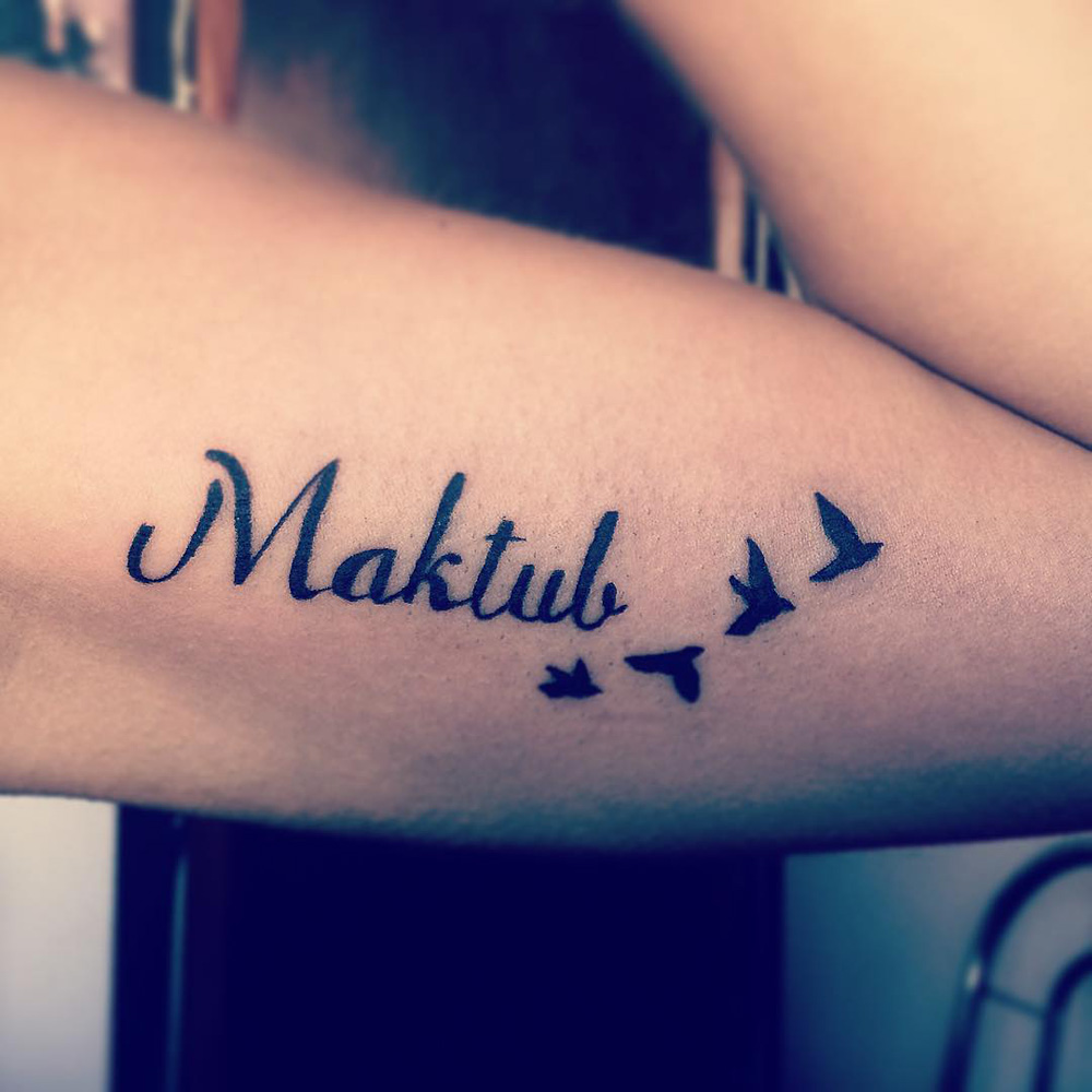 Maktub tattoo