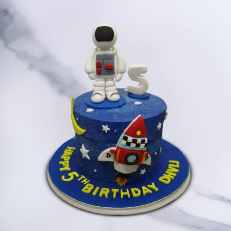 Astronaut Decorated Cake