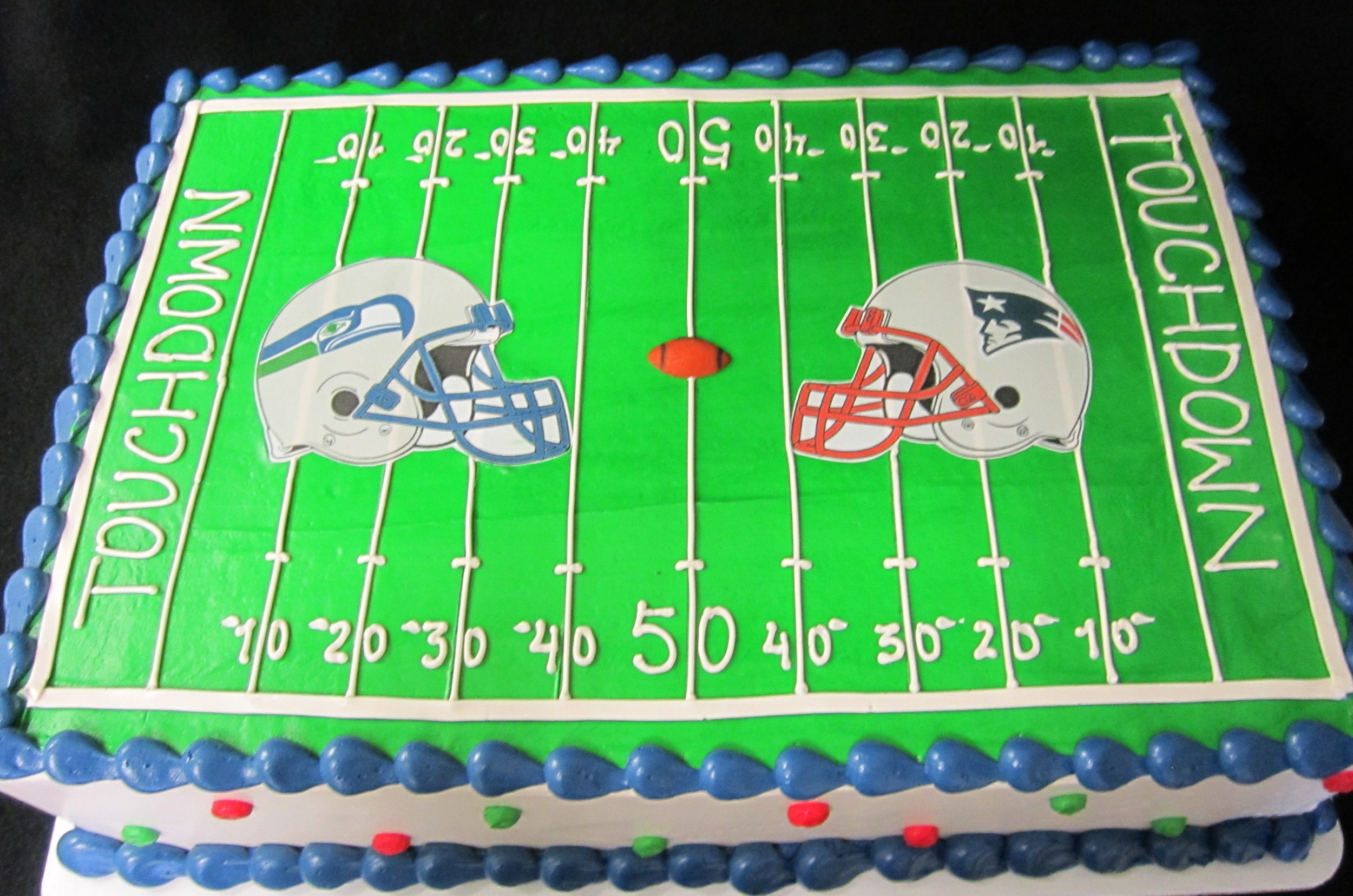 Football Field Decorated Cake