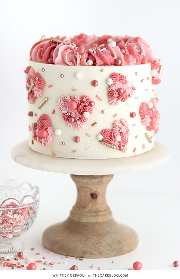 Heart Decorated Cake