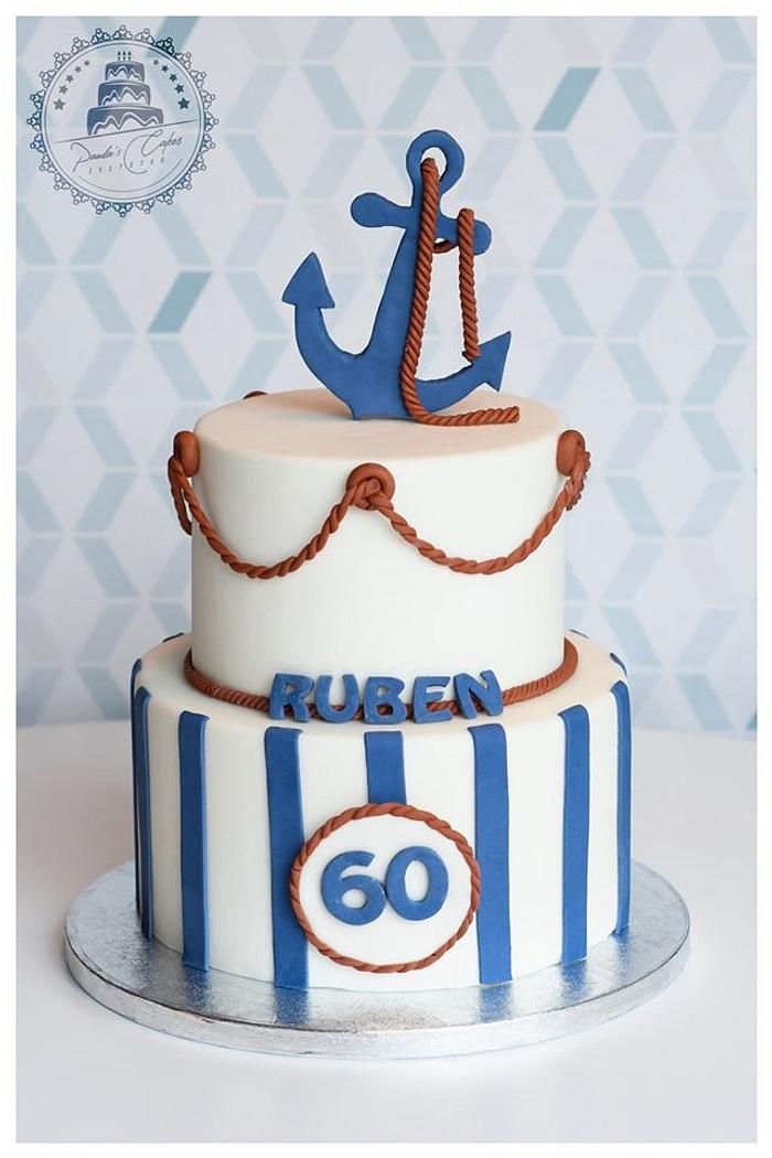 Sailor decorated cake