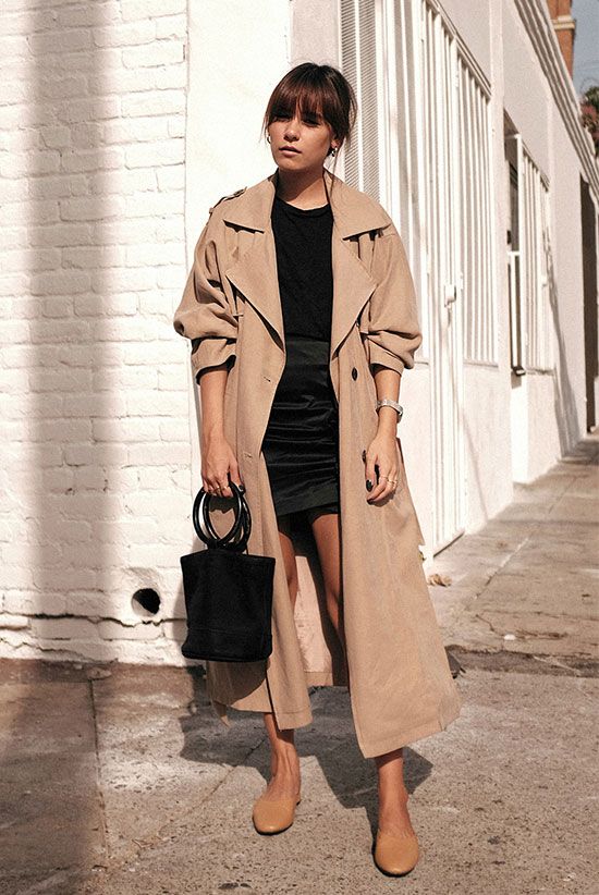 Fashion Look with trench coat