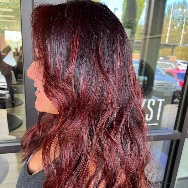 red highlights