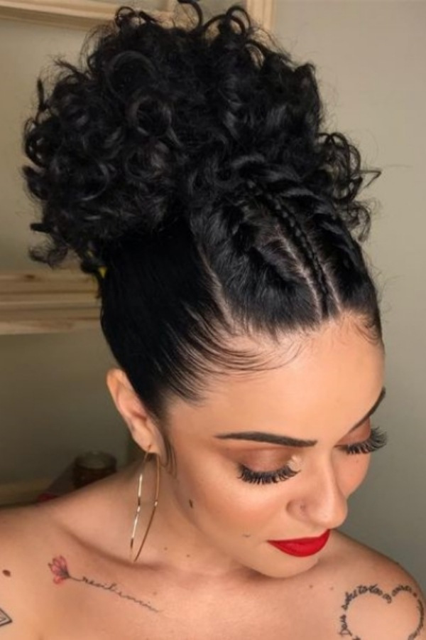 penteado-cabelo-cacheados-curto