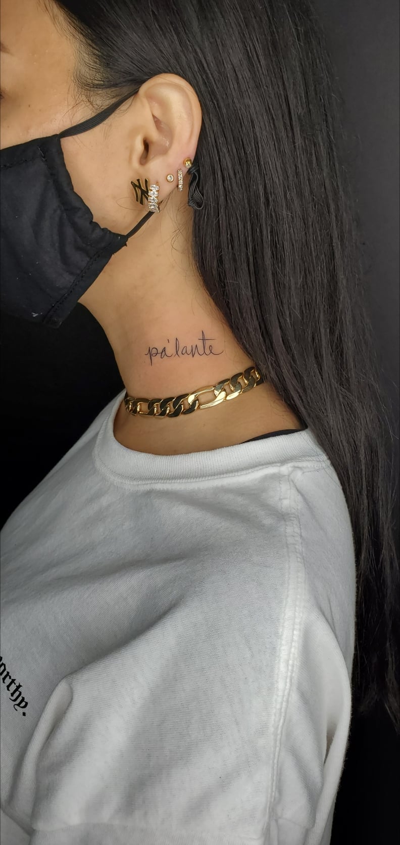 Neck tatoo