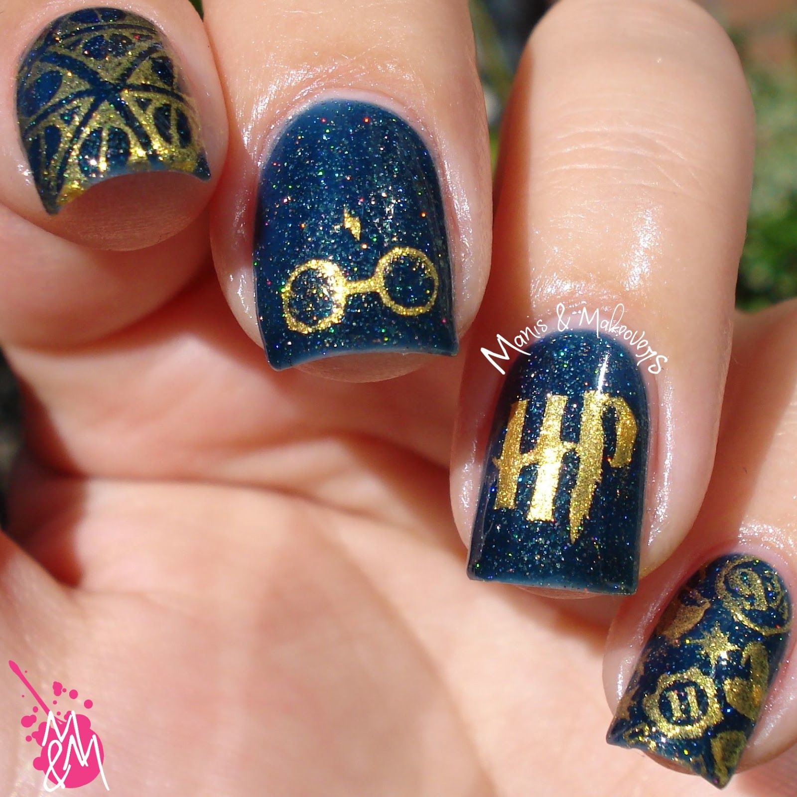 Harry Potter Decorated Nail