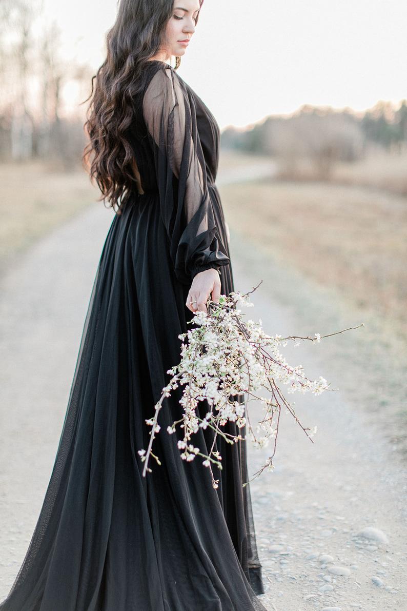 Black Wedding Dress