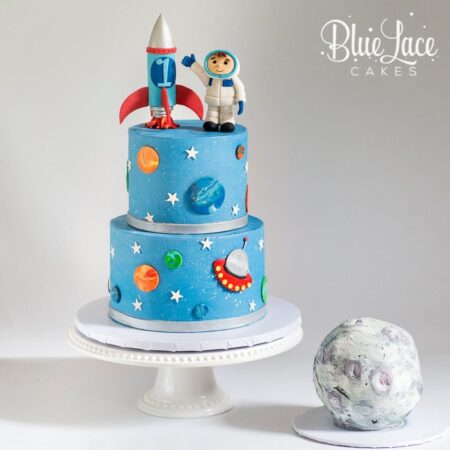 Astronaut Decorated Cake