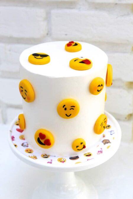 Decorated Emoji Cake