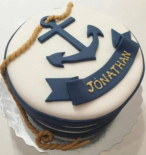 Sailor decorated cake