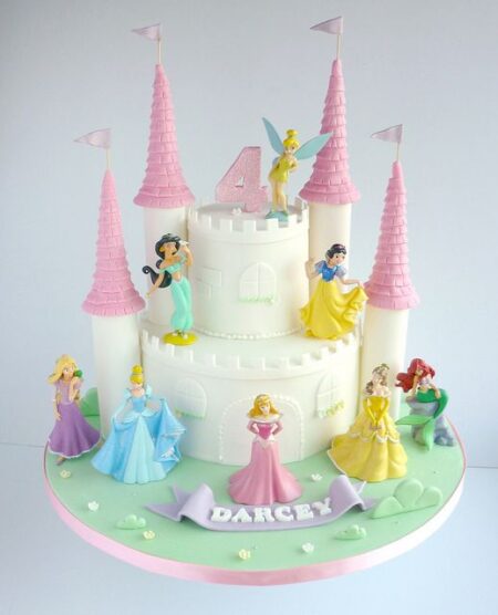 Disney Princess Decorated Cake