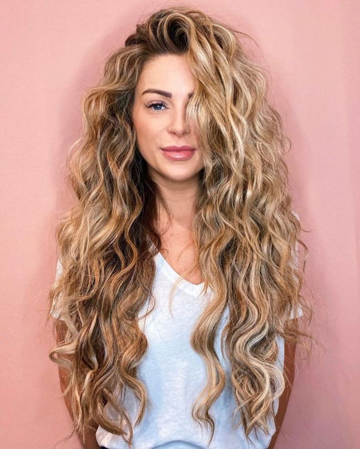 Blonde Curly Hair