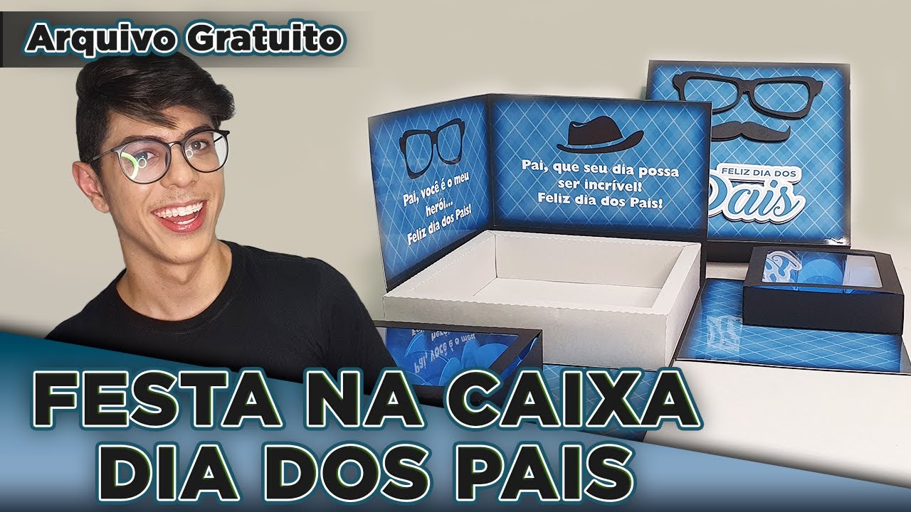 Caixa Dia Dos Pais Para Imprimir