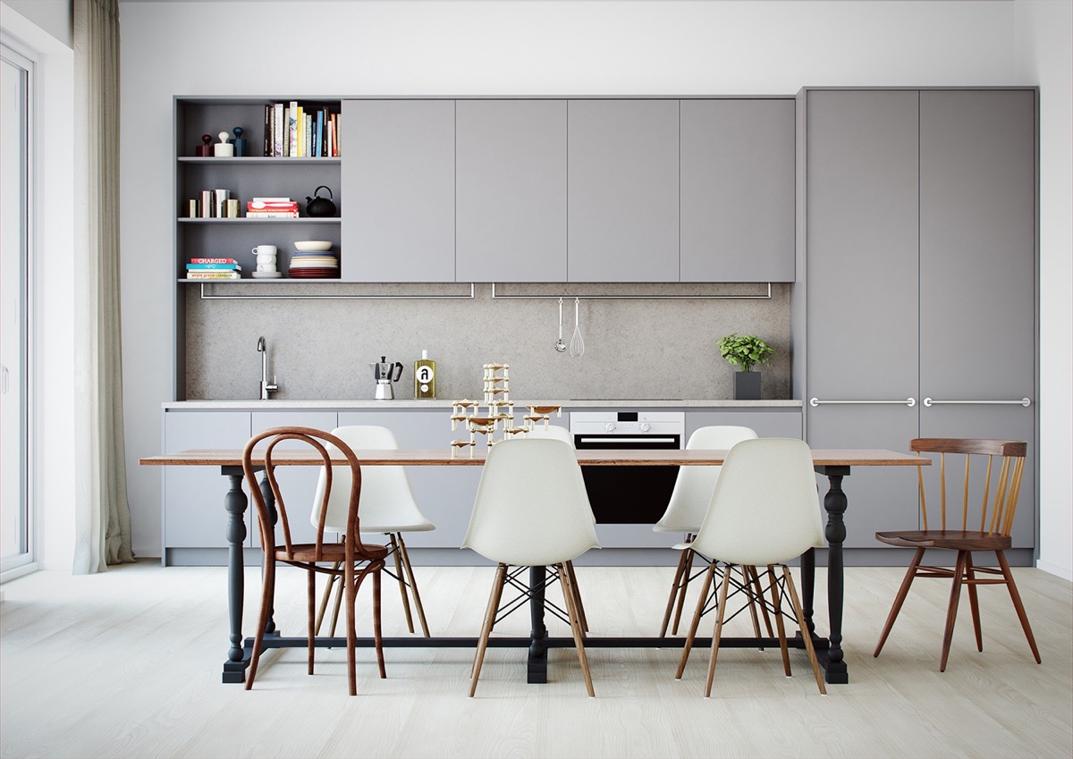 Gray Kitchen Decoration