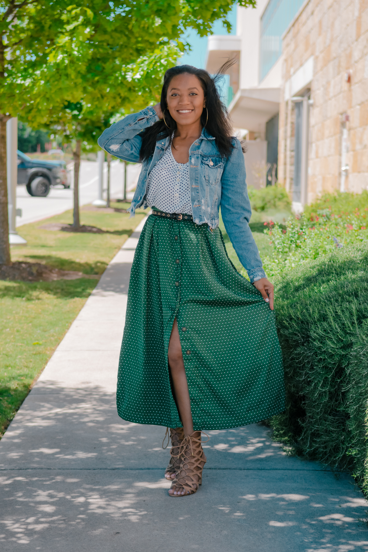 Fashion Look with long skirts