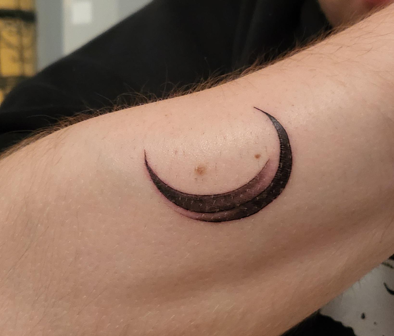 moon tattoo