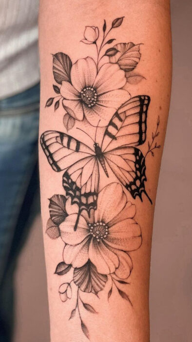 tatuagem-feminina-de-borboleta