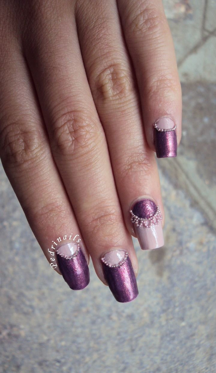 Moon Decorated Nail