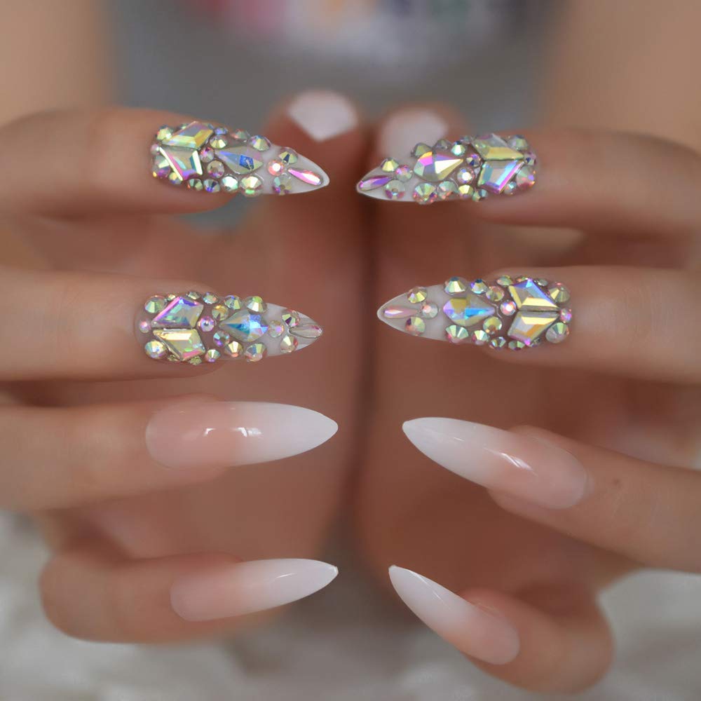 Decorated Stiletto Nails