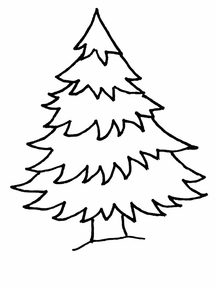 Christmas Tree to Color