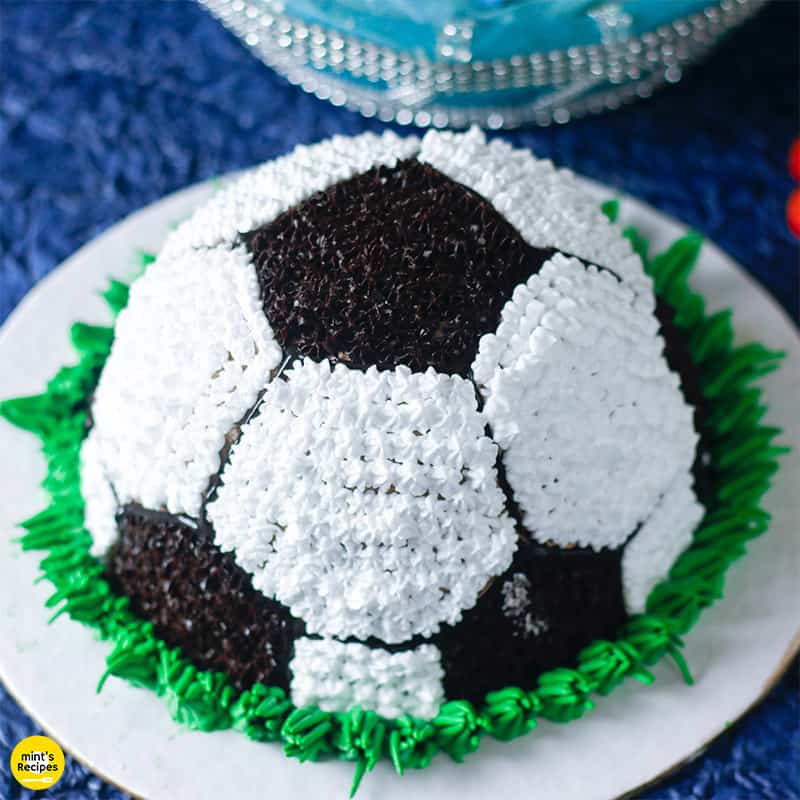 Decorated Football Cake