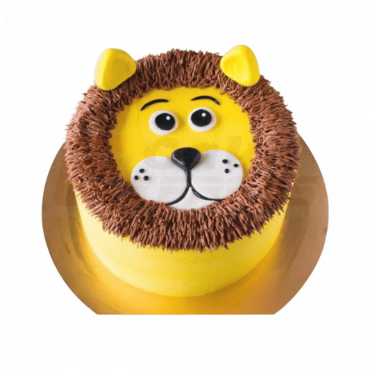 Lion Decorated Cake