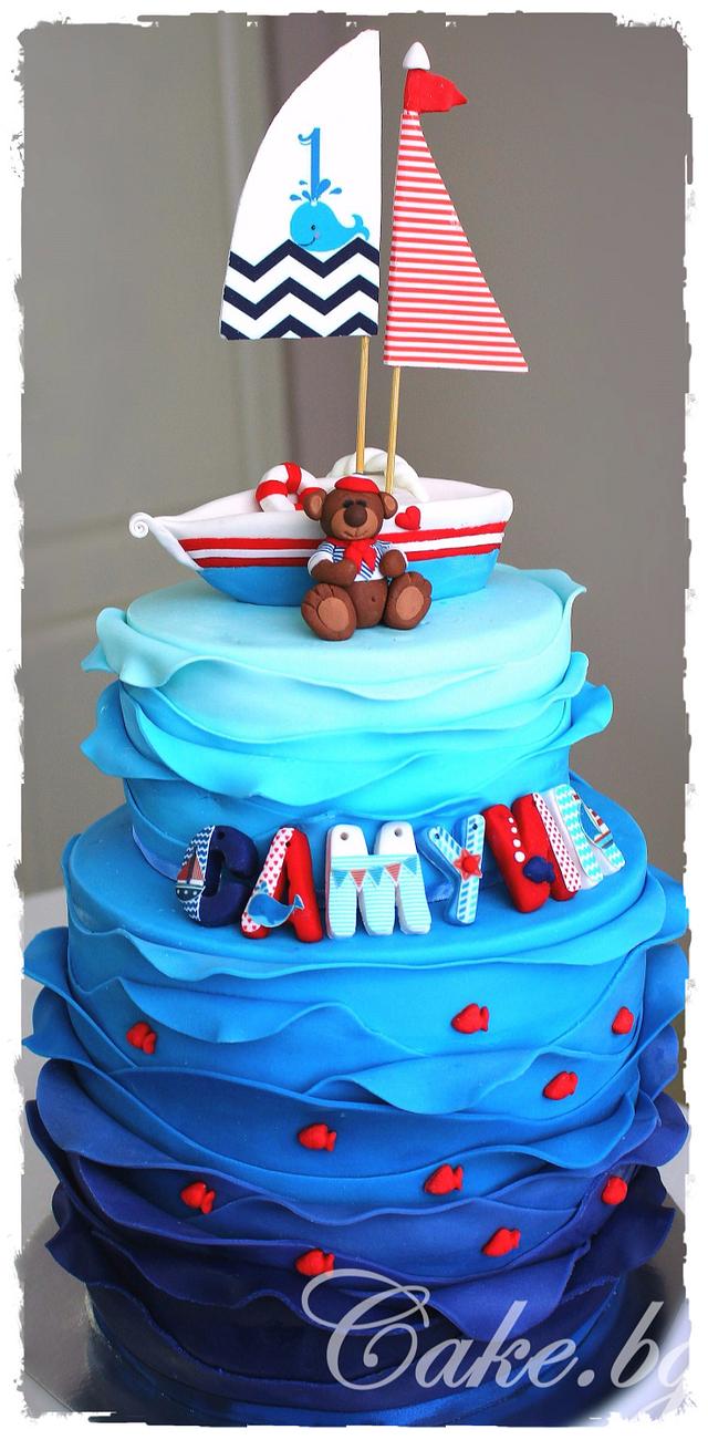 Sailor decorated cake