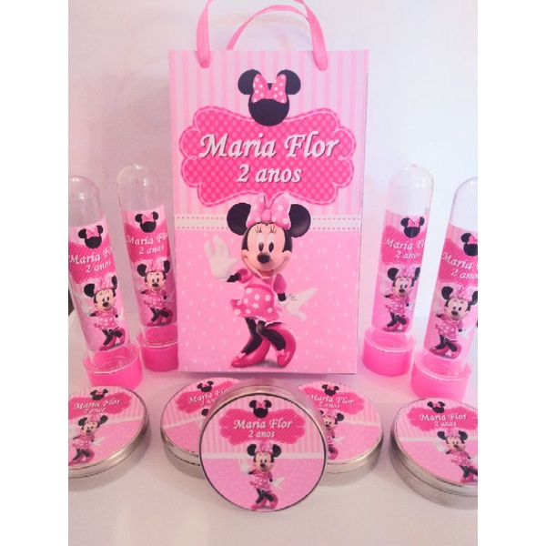 Lembrancinha Minnie Rosa