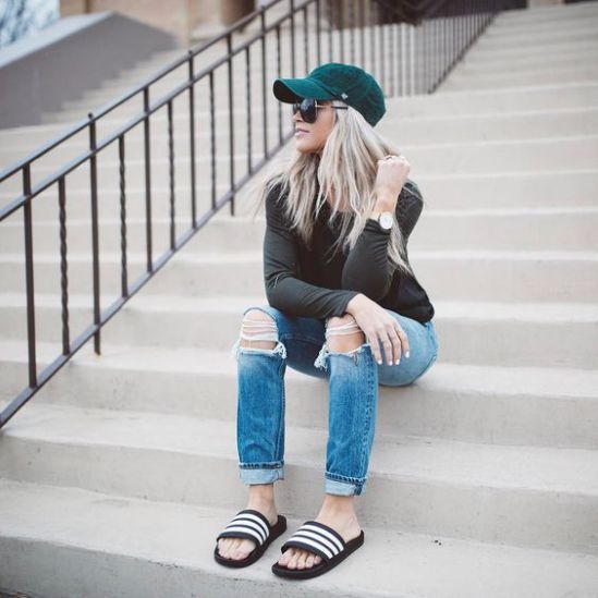 Fashion Look with Women's Slide Slipper