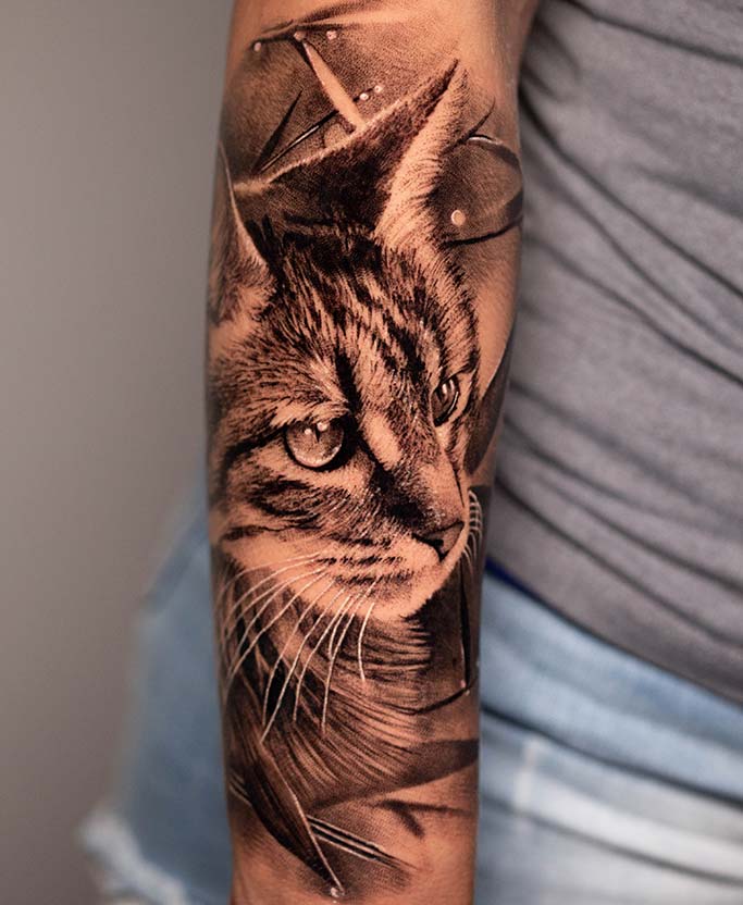 cat tattoo