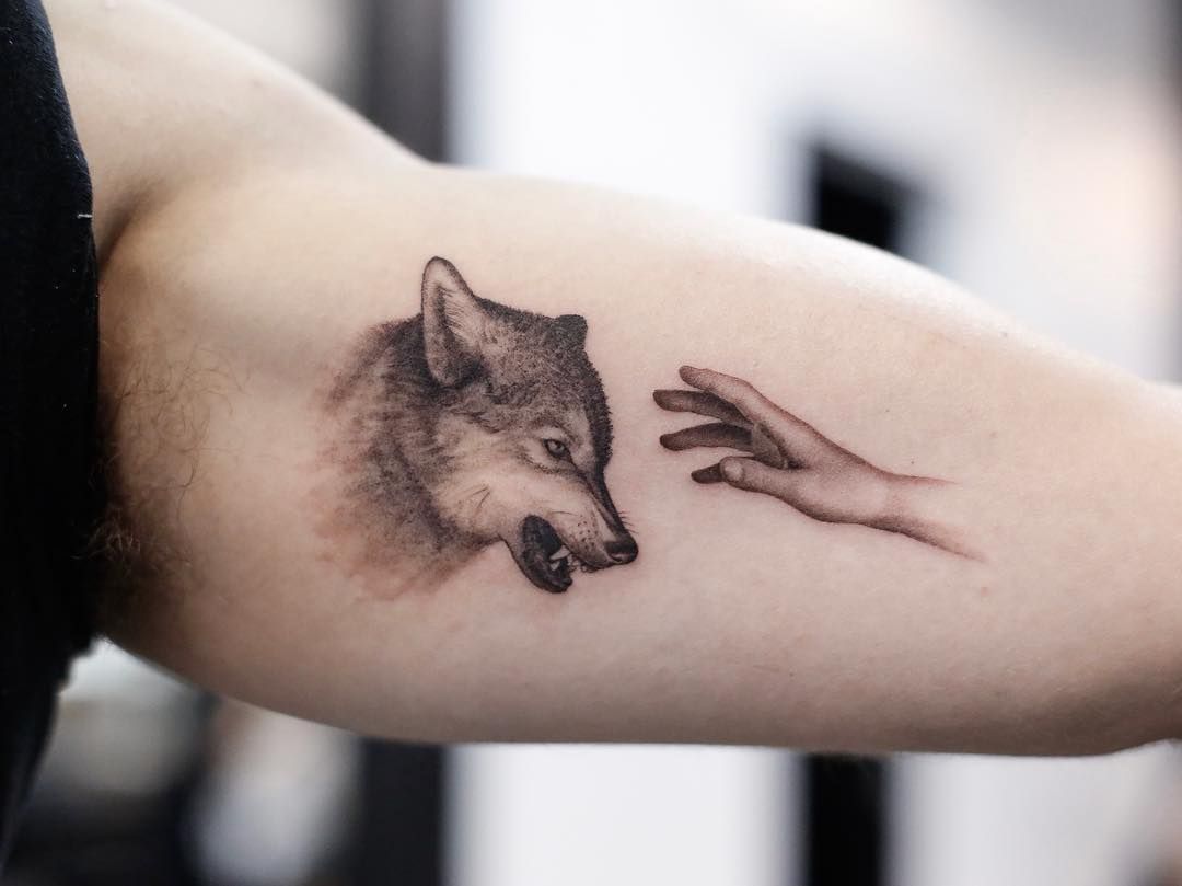 wolf tattoo