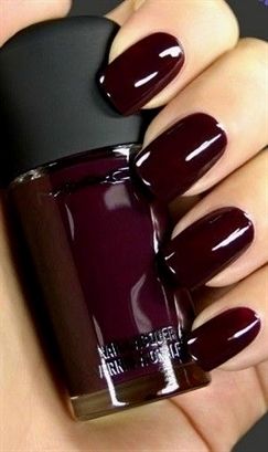 Dark Decorated Nail