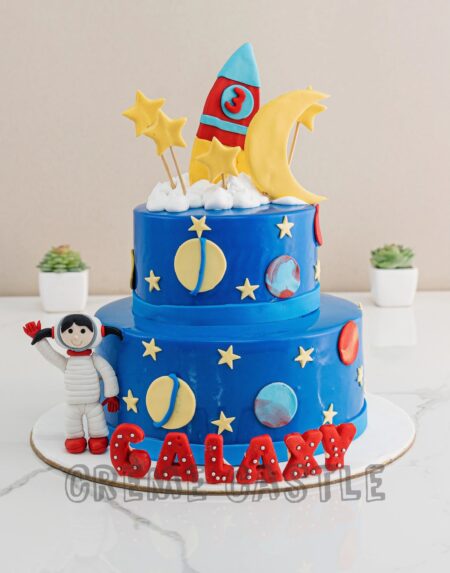 Astronaut Decorated Cake