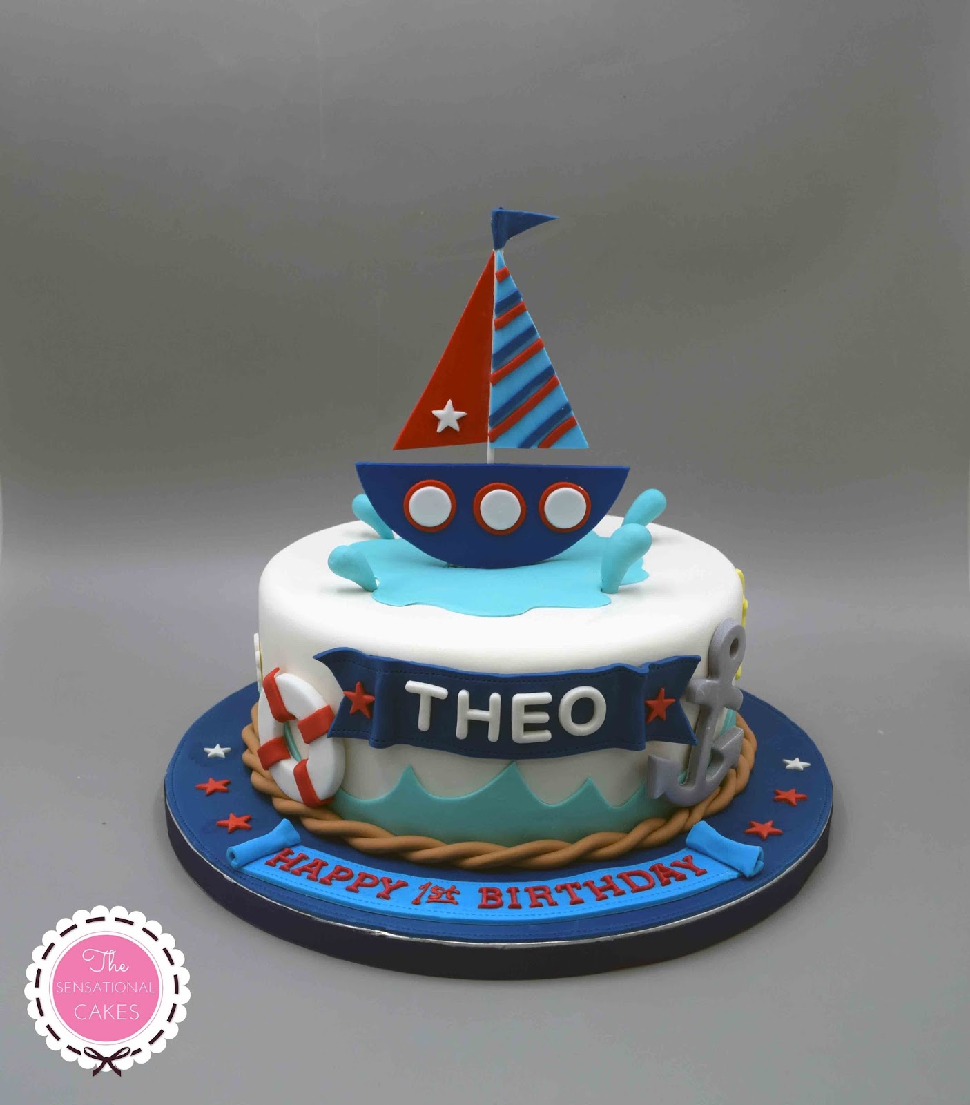 Sailor decorated cake