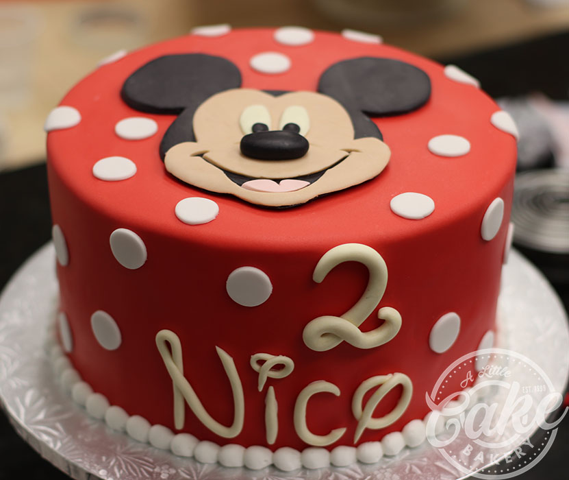 Mickey decorated cake