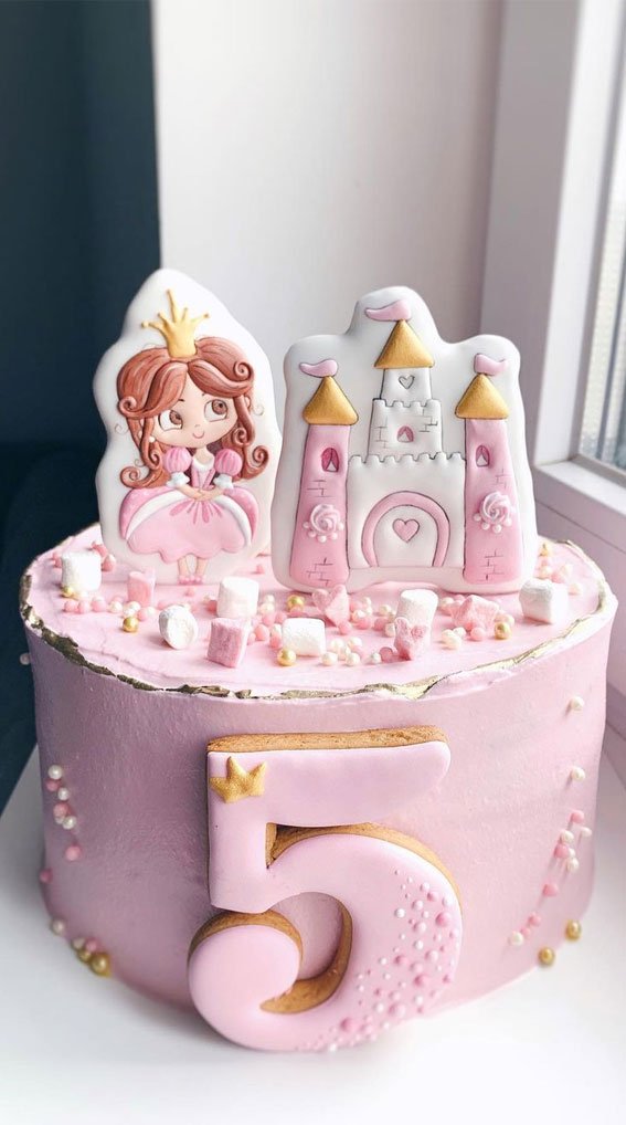 princess decorated cake