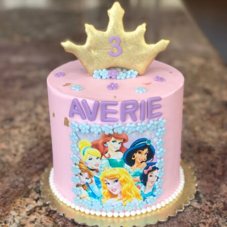 Disney Princess Decorated Cake