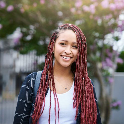 Box Braids Red