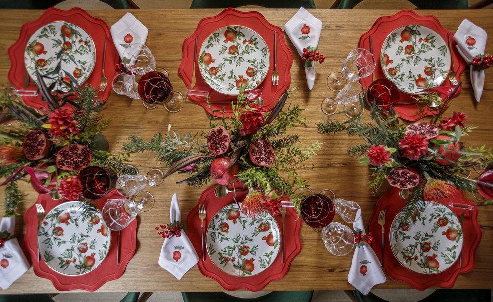 Decoração de Mesa de Natal