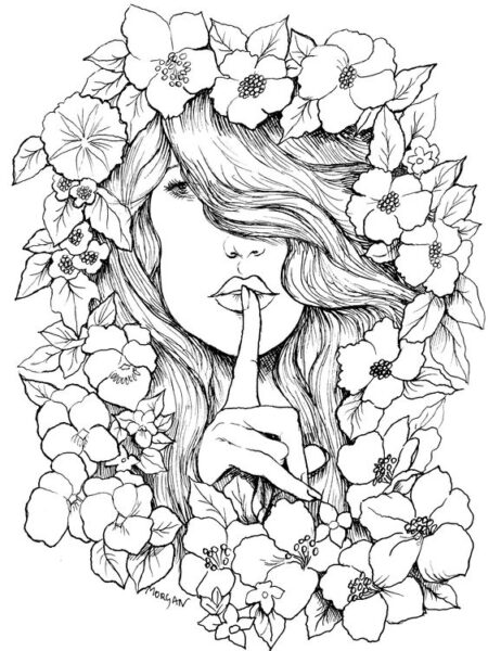 desenho-para-colorir-flores