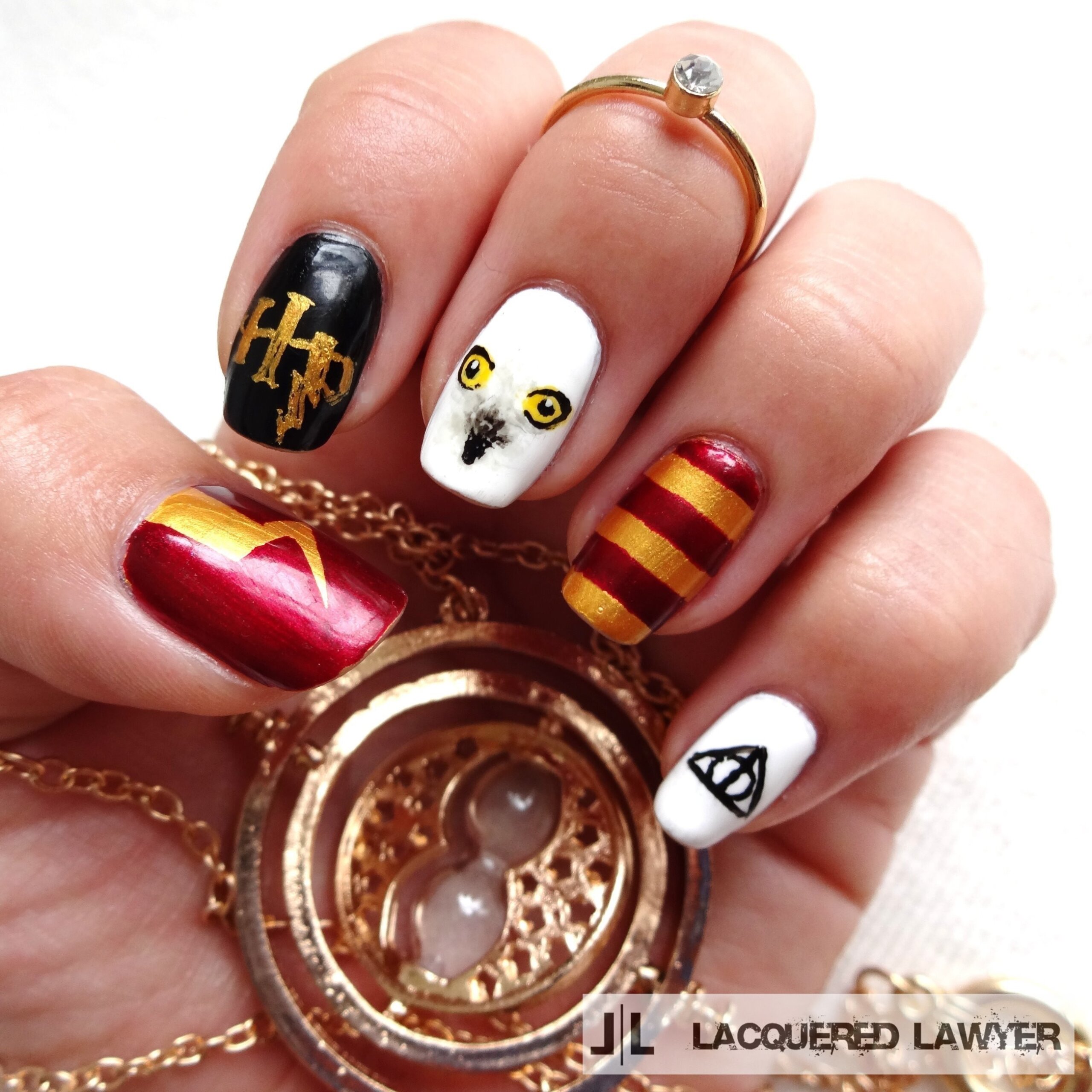 Harry Potter Decorated Nail