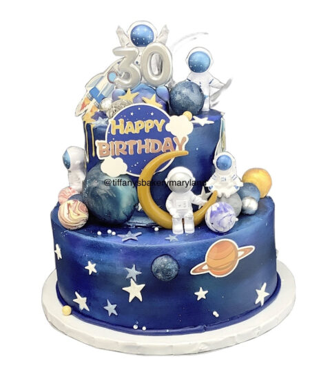 Astronaut Decorated Cake