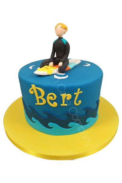 Decorated Surf Cake