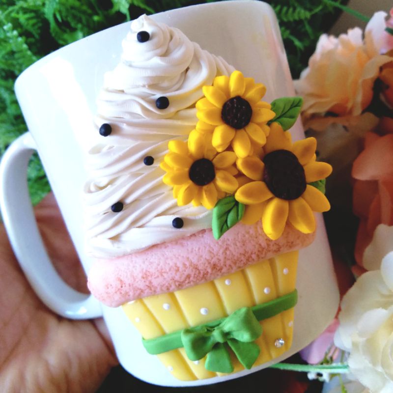 Modelos de Caneca Decorada Com Biscuit