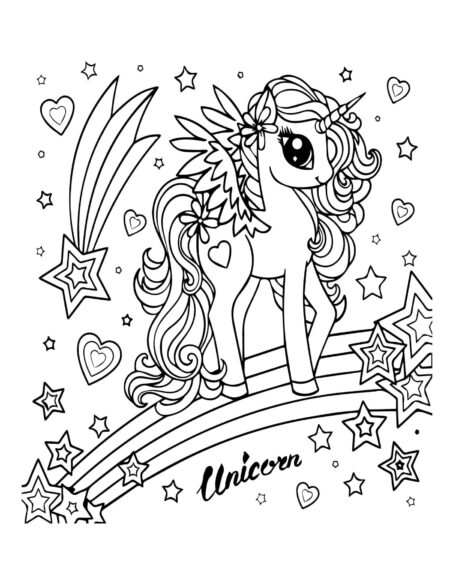 desenho-para-colorir-unicornio