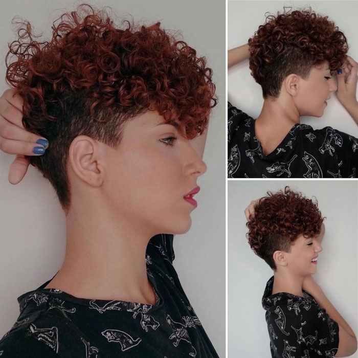 Hairstyle for Short Curly Hair